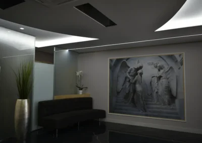 Area accoglienza della Casa Funeraria a Lizzano