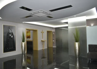 Area accoglienza della Casa Funeraria a Lizzano