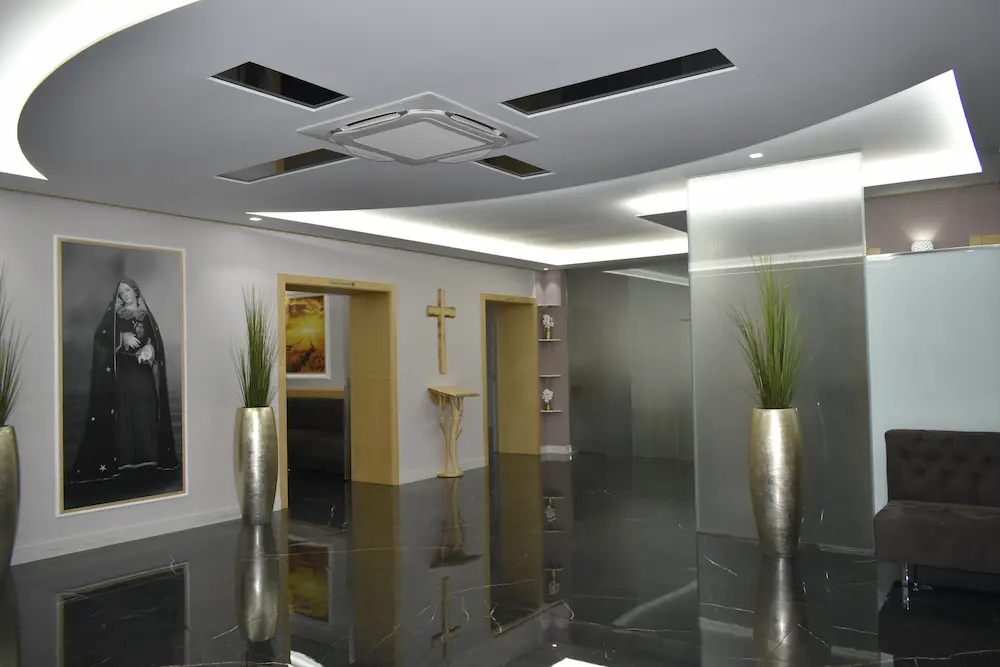 Area accoglienza della Casa Funeraria a Lizzano